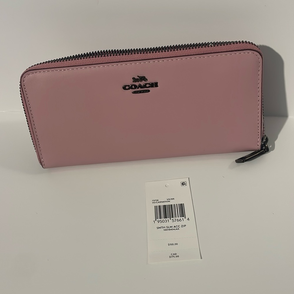 Coach Slim Accordion Zip Wallet